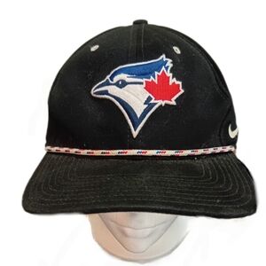 Black Cap with Blue Jay Logo